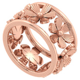 18k Lotus Eternity Band